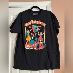 Creepy Co. - XL Easy Bake Coven Black Graphic Tee Shirt